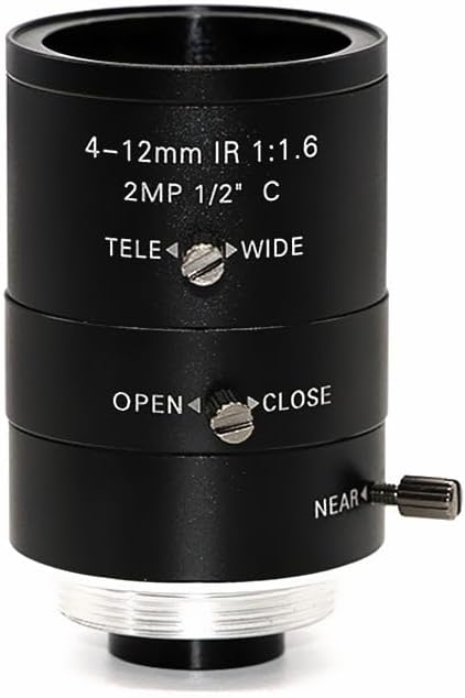 4-12mm Varifocal C-Mount Lens for Raspberry Pi HQ Jordan Ubuy - Main Image