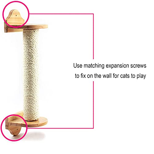 Arbre à chat mural compact pour préserver vos meubles des griffures - 4