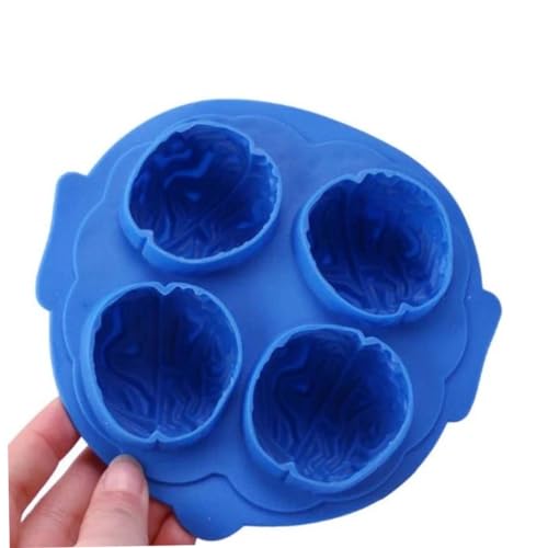 Molde silicona flexible 3D cerebro 15 x 3.5 cm miniatura 4