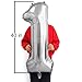 40 In Big Sweet 16 Number Balloons Jumbo Number 16 Balloons for Sweet 16 Birthday Decorations by AZOWA (Silver, 40 In)