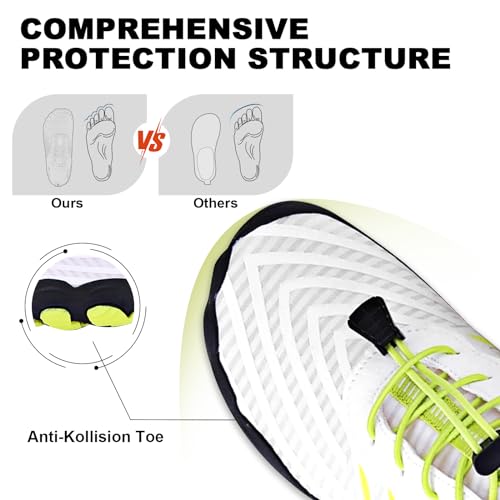 HiGropcore Water Shoes Men Women, Barefoot Wide Toe Box Beach Shoes, Quick Dry Breathable Swim Aqua Socks with Drainage4