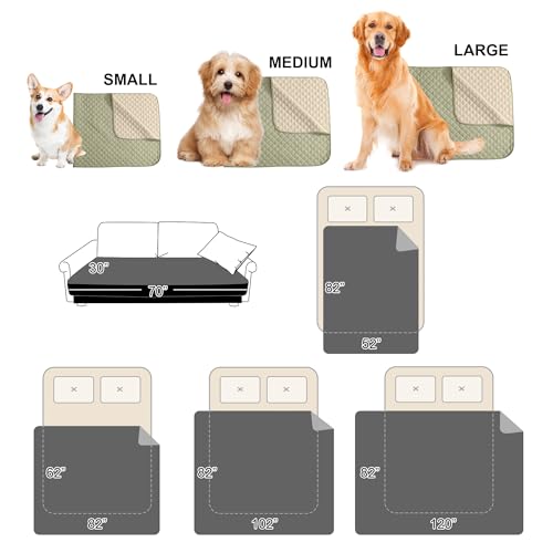 NICETOWN-Pet-Blanket-Water-Resistant-Cat-Blanket-Dog-Puppy-Blanket-Dog-Hair-Repellent-Blanket-for-Small-Medium-Large-Dogs-Waterproof-Sectional-Couch-Covers-1-PC-62-x-82-BeigeKhaki - Cucciolini Doodles   NICETOWN-Pet-Blanket-Water-Resistant-Cat-Blanket-Dog-Puppy-Blanket-Dog-Hair-Repellent-Blanket-for-Small-Medium-Large-Dogs-Waterproof-Sectional-Couch-Covers-1-PC-62-x-82-BeigeKhaki