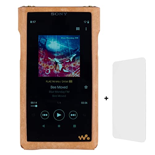 MITER P[X Sony \j[ NW-WM1AM2 / NW-WM1ZM2 Walkman p̎C^AvGuU[P[XJo[ Case Cover + XN[veN^[ for WM1AM2 WM1ZM2 (Light Camel)