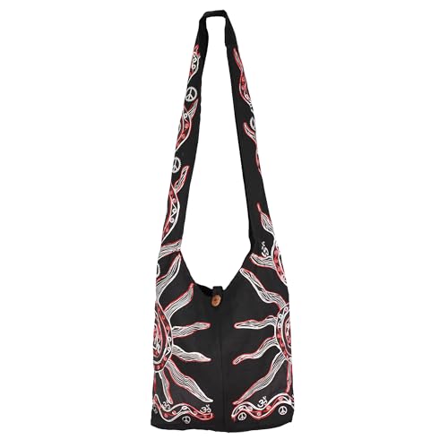 Image of Mandala Crafts Hippie Bag, Large Boho Hobo Purse for Women, Crossbody Shoulder Sling Bags for Indie Style Bohemian Accessory