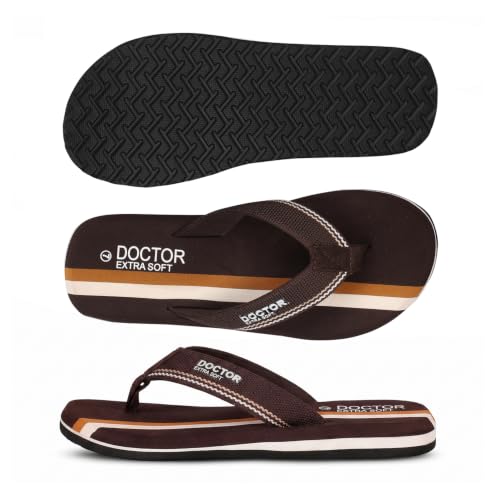 Image of DOCTOR EXTRA SOFT Slipper for Men's | Diabetic & Orthopedic | Lightweight & Comfortable | Soft, Durable & Skid Resistant | Flip-Flop & Slippers for Men's & Boy's D-33
