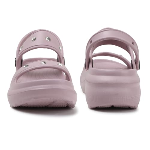 Image of Sukun DMD-KIA Women's Clogs /Sandals with Adjustable Back Strap Ultra Soft & Flexibility Anti Skid Comfortable Waterproof Daily Mules Clogs /Sandals for Women