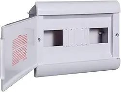 Quadro Embutir Ouro Box 12 Módulos Din Porta Opaca Steck Branco 12 Módulos