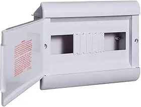 Steck, Quadro de Distribuição, Ouro Box Embutir, 12 Módulos DIN, Porta Branca Opaca, SCM12OBR