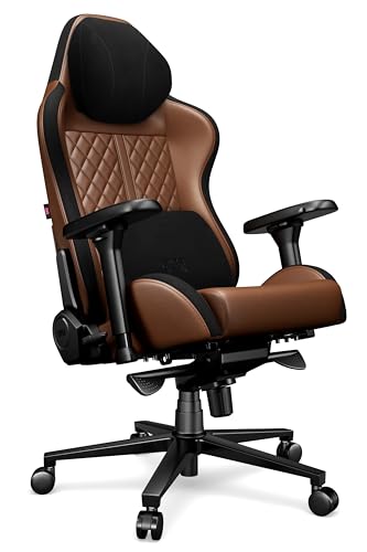YUMISU 2050F Silla Gaming Ergonómica Profesional, Cadeira Gaming con Magnético para Cuello y Lumbar, Silla Tela con Reposabrazos 4D, Silla Oficina con Ruedas de Goma Silenciosas - 150 kg