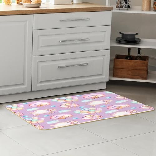 Lot de 2 tapis de cuisine mouton et nuages pour créer un cocon chaleureux