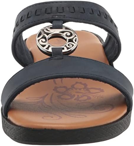 Easy Street Women's Talia Wedge Sandal, Navy, 10 | Image 1