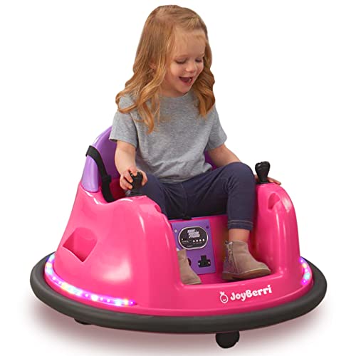 Joyberri Bumper Car For Toddlers - Toddler, Baby, And Kids Ride On Toy Electric Bumper Car - With Bluetooth, Music And Remote/Safety Certified, Kid Approved, Electric Kids Ride On Bumper Car Gift #TOP6