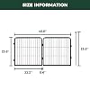 FXW Instant Unleashed Dog Playpen, Portable Pet Fence for Outdoor, RV Trips, and Camping, 24inch, 2 Panels for Puppy and Small DogsPatented