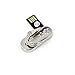 Produktbild CLE CARDAN LIGHT EUROPE USB Stick Flip Flop 16GB Speicher - Badelatsche in Silber mit Strass besetzt