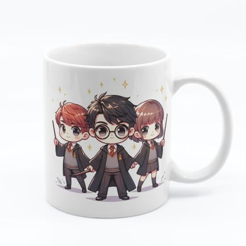 Image of Half Engineer Gifts - HE Herry Potter Theme Coffee Mug 325ml with Fridge Magnet | Birthday Gift for Brother Sister Son Daughter Friend | Festival Gift for Rakhi, Diwali, Christmas, New Year | Office