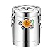 Baril d'isolation Commerciale avec Robinet, urne de Restauration de Grande capacité de récipient isolé en Acier Inoxydable, pour urne électrique de thé d'eau Chaude de fête de Magasin de Restaurant,
