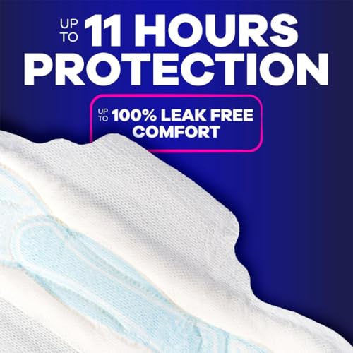 Image of Always Maxi Feminine Pads For Women, Size 4 Overnight Absorbency, With Wings, Unscented, 26 Count