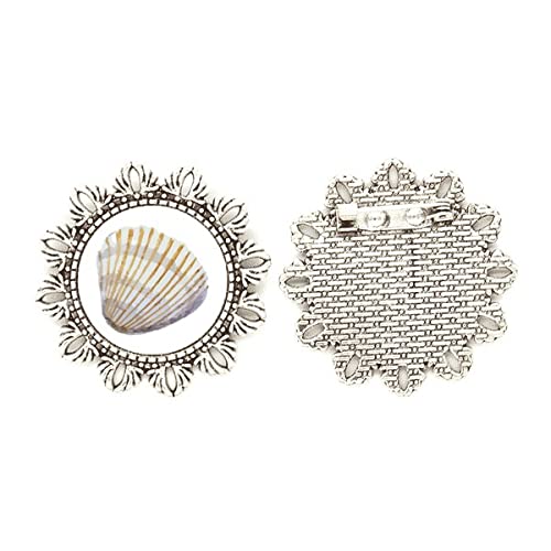 Broche de plata de flores amarillas para vestidos de invitada de boda