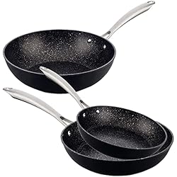 Sartenes San Ignacio Vita Amazon San Ignacio Set Vita 3 sartenes: Ø24, Wok Ø28 cms, Aluminio Forjado, inducción