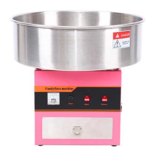 Preisvergleich Produktbild Iglobalbuy profi Zuckerwattemaschine,1300W rosa Zuckerwatte Maschine