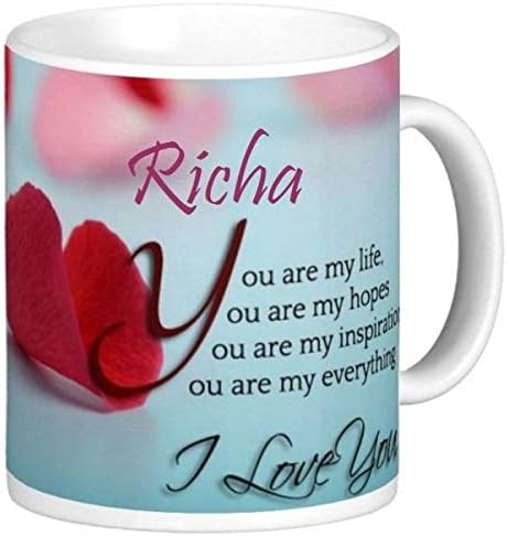 P89M Richa Mug/Richa Name Mug/Richa Love Ceramic Coffee Mug