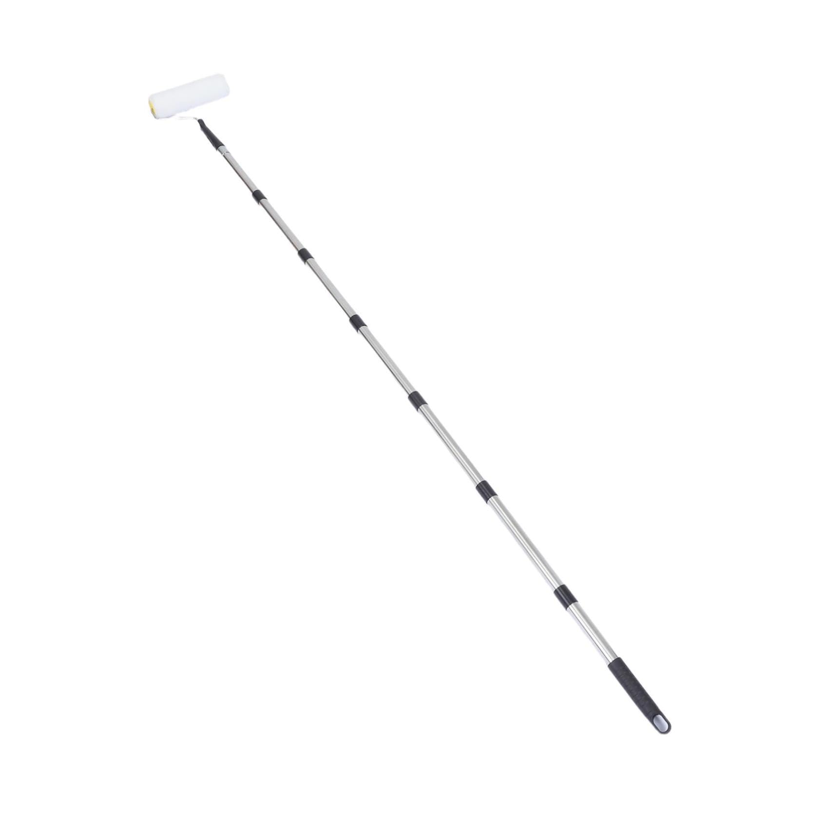 SHINEOFI Rullo per Pittura Parete con Set Asta Allungabile e Pennello per Vernice Base di Lattice per Rivestimenti Murali e Lavori di Ristrutturazione
