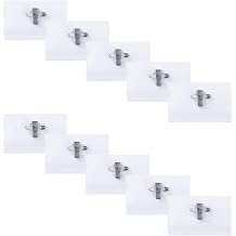 50Pcs دبوس نمط اسم شارة حاملي، واضح البلاستيك اسم العلامات مع 50 قطعة إدراج بطاقة الهوية لاجتماع ندوة عرض مؤتمر الحدث، 3.58 x2.24in