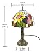 Mariposas Lámpara de Mesa Tiffany,Multicolor,8-Pulgada Diámetro,Paquete de 1