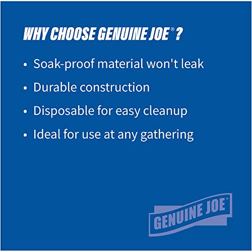 Genuine Joe 10321 Paper Plates, 6 7/8" (Pack Of 125 Plates) #TOP4
