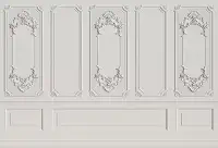 Fundo Fotográfico Parede Boiserie Boulangerie Cenário Tecido (FDPAR001, 1,20 x 1,70m)