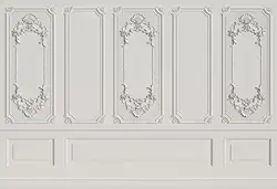 Fundo Fotográfico Parede Boiserie Boulangerie Cenário Tecido (FDPAR001, 1,20 x 1,70m)