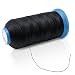 PsmGoods® Hilo de nailon resistente para coser a mano, color negro