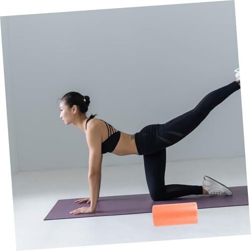 Foam Muscle Roller Yoga Fitness Massage Roller Epp Material 30x15cm Orange for Muscle Relaxation and Myofascial Release at Home and Gym miniatura 5