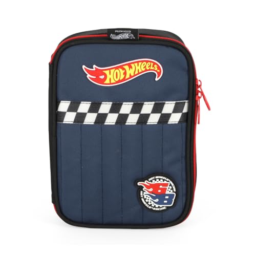 Estojo Box Hot Wheels Azul ET47789HW Luxcel 2025