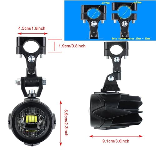 Faro antiniebla para motocicleta R1200GS y F700GS ideal para rutas de aventura y viajes 2
