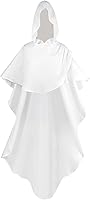Vista 6 de Ruziyoog Bata medieval con capucha vintage para mujer, bata de longitud completa con capucha para cosplay, Halloween, capa de bruja para usar al