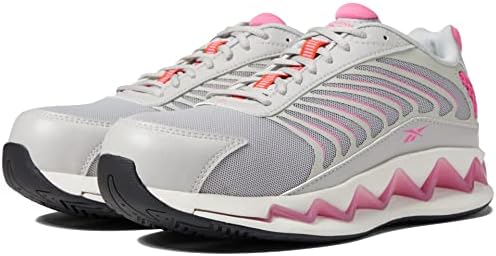 Reebok Work Women's RB237 Zig Elusion Heritage Work Construction Shoe Light Grey, 8 | Image 3