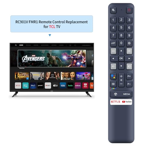 GOUYESHO RC901V FMR1 Remote Control Replace fit for TCL iFFALCON LCD TV 32F510B 43K610B 55K610B 65K610B F510B K610B N8Q3 P618 43P618 50P618 55P618 65P618(No Voice Function) - Image 2