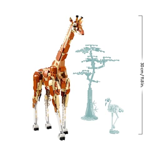 Creator 3 in 1 Animali del Safari, Giocattolo Trasformabile da Giraffa e Fenicottero in 2 Gazzelle o in Leone e Farfalla, Giochi per Bambine e Bambini da 9 Anni in su, Idea Regalo Creativa 31150 - Lego - Immagine 7
