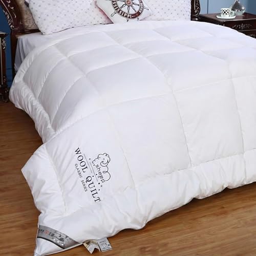 Woolous Wool Comforter&ndash; 100% Australian Natural Wool Duvet Insert & Quilt for Winter and All...