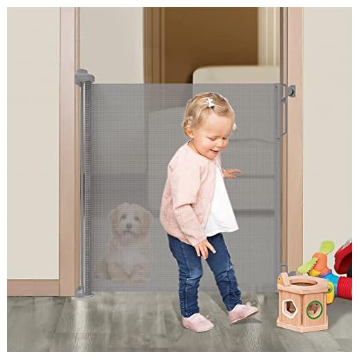 Retractable Baby and Pet Gate