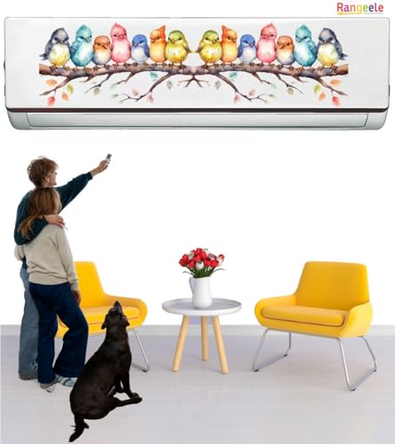 Image of '3D Nature Colorful illustration '' AC Sticker (96 cm x30 cmx 24 cm)Multi (Multicolour 6)
