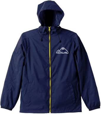 ゆるキャン△ ゆるキャン フーデッドウインドブレーカー ネイビー×イエロー Sサイズ