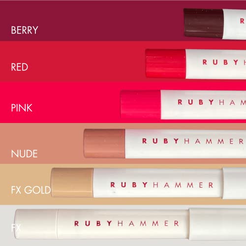 Ruby Hammer Lip Serum Balm - Berry - Smooth & Hydrate Your Lips With Our Instantly Nourishing Solid Serum Lip Balm - Quickly Absorbed & Vitamin-enriched To Protect & Restore Dry, Chapped Lips - Image 3