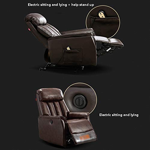 GAAHRQQQ Lift Chairs Recliners for Elderly Lazy Boy Recliner Massage Chairs Full Body and Recliner Cord Sofa Home Theater Seating Ergonomic Lounge Chair Leather - Image 7