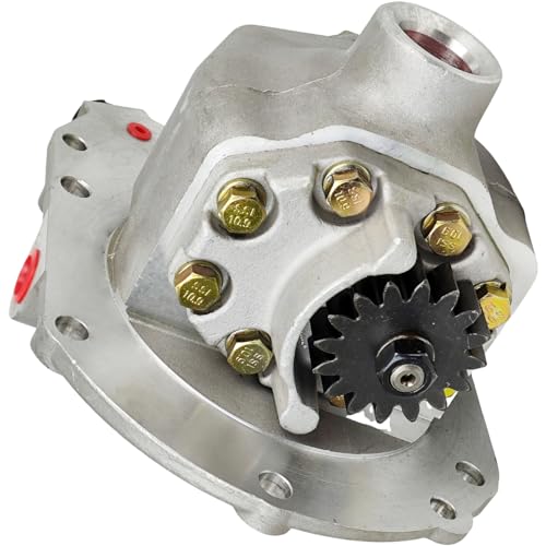 Image of XYZIL Hydraulic Pump D8NN600LB 83936585 Compatible with Ford 2810 2910 3610 3900 3910 4100 4110 4600 4610 3230 3420 3930 4130 4630 4830 5030 420 445 515 532 535 540 545 Tractor