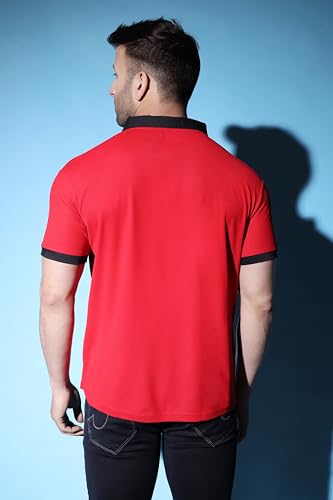 Image of DHRUVI TRENDZ T-Shirt | Regular Fit Polo T-Shirt for Men | Plain T Shirt | Casual T Shirt for Men | Men T Shirt | Men T Shirts Stylish | Half Sleeve T Shirt