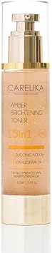 Amber 15-in-1 Brightening & Anti-Aging Toner Clarifying Face Toner for Acne-Prone & Sensitive Skin Minimizes Pores, Evens Skin Tone & Boosts Radiance 100ml
