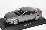 audi d4 Aus Metall mit Plastikteilen Kyosho A-U-D-I A8 D4 Ab 2009 Limousine Grau 1/43 Modell Auto mit individiuellem Wunschkennzeichen