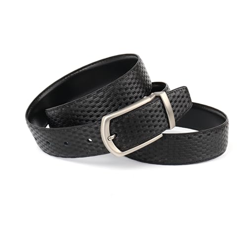 Anthoni Crown Wendegurtel Flecht in Schwarz We1nnw10sc Cinturón, Negro, 90 Hombres